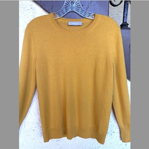 EVERLANE Womens Stretch Cashmere Pullover Sweater EUC/sz M - Picture 10 of 16